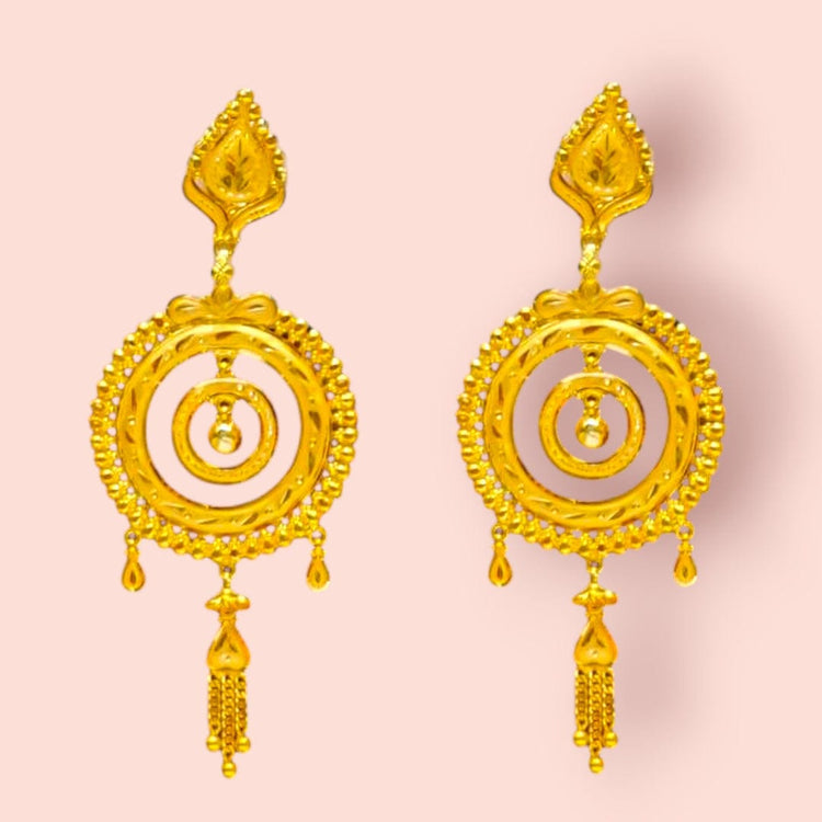 GOLD EARRINGS KANBALA (GER22)