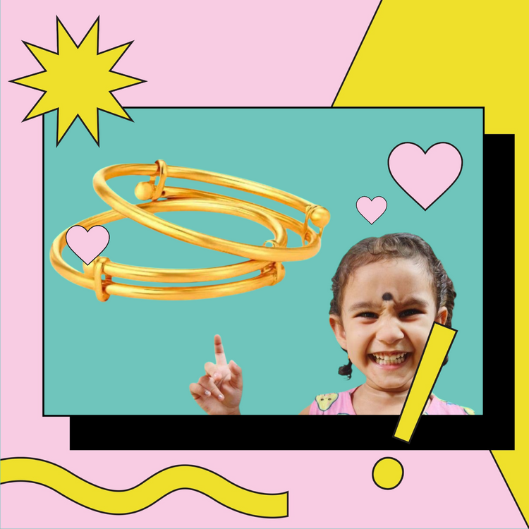 GOLD JEWELLERY FOR BABY