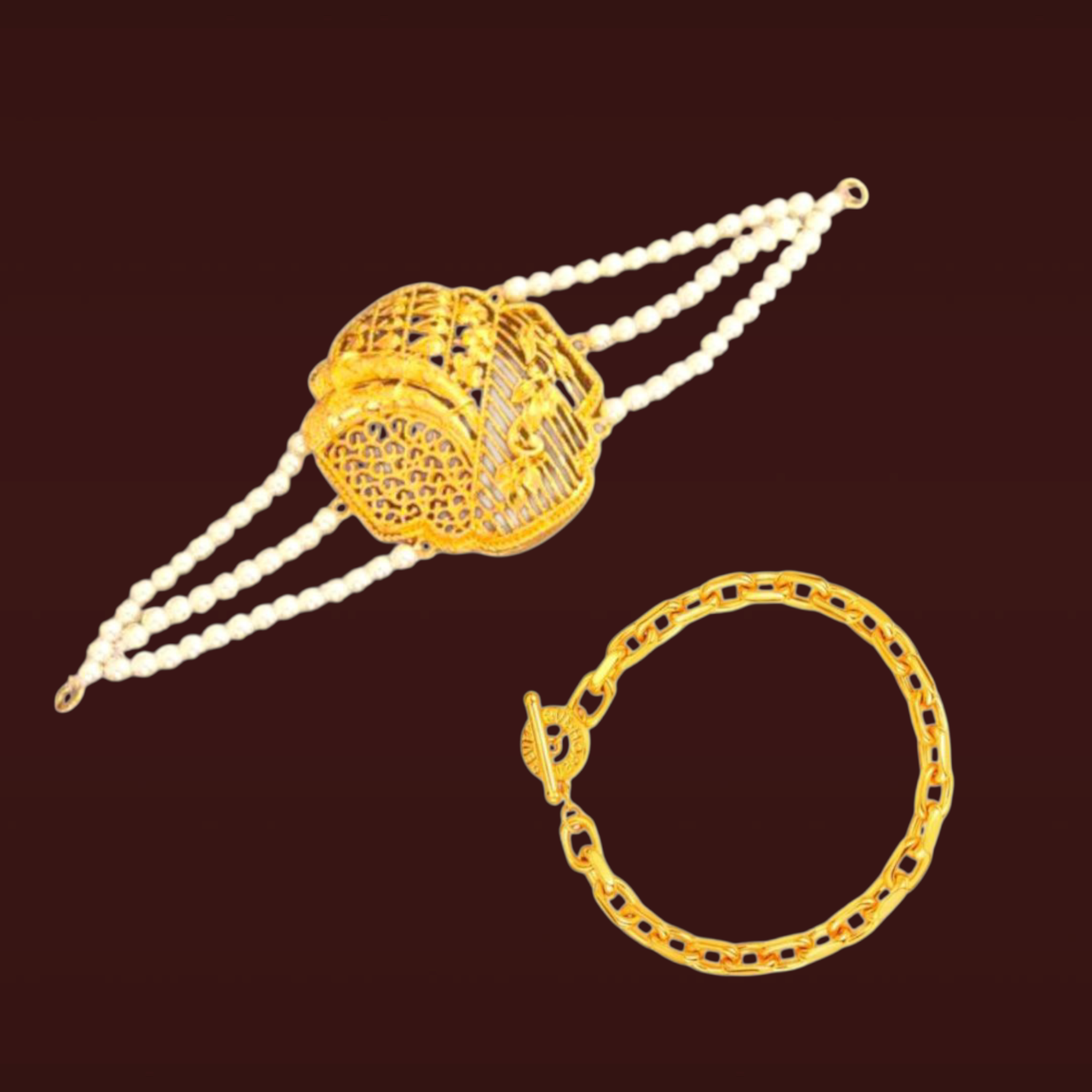 GOLD MANTASHA & WRISTLET (GMW) BY TRJ