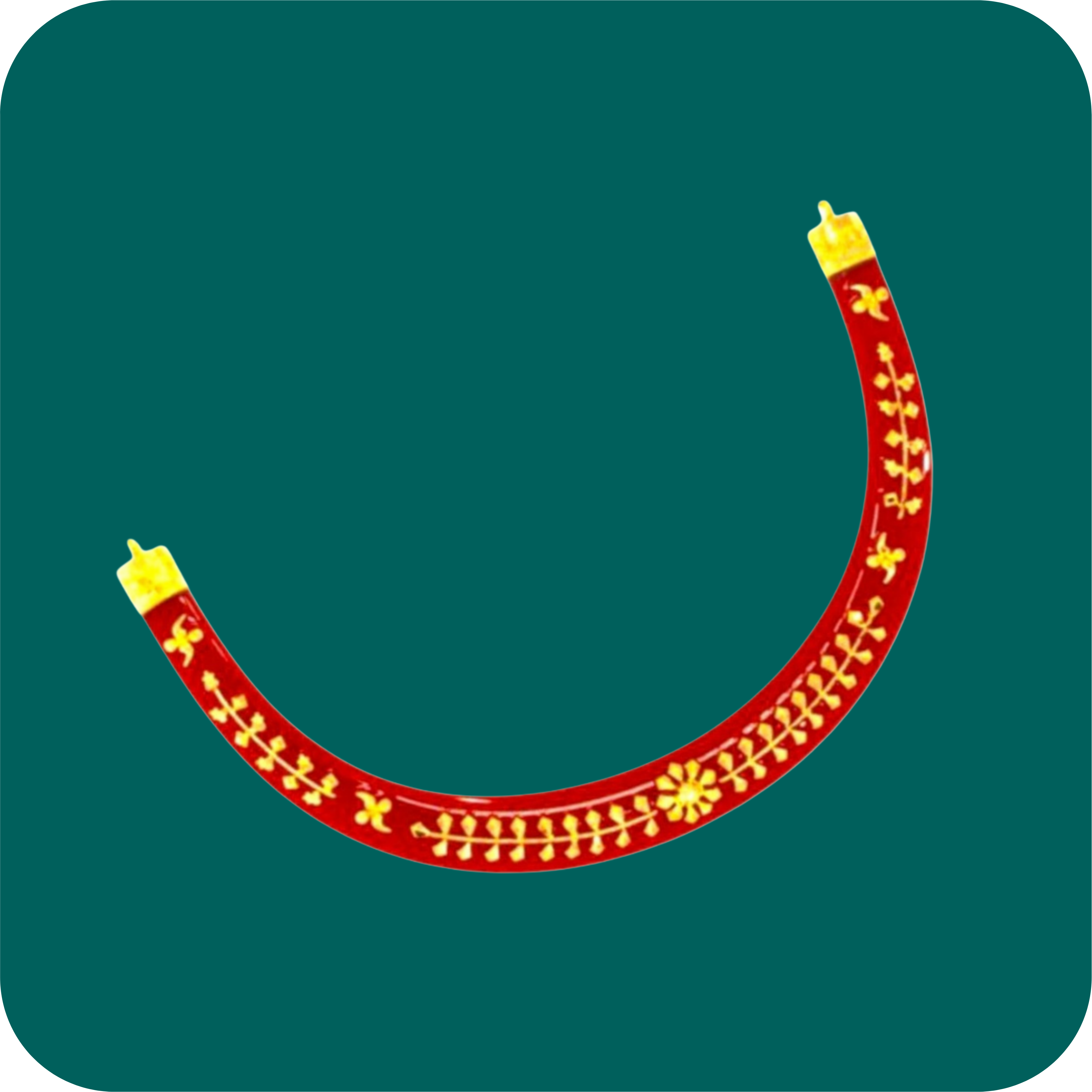 GOLD POLA NECKLACE