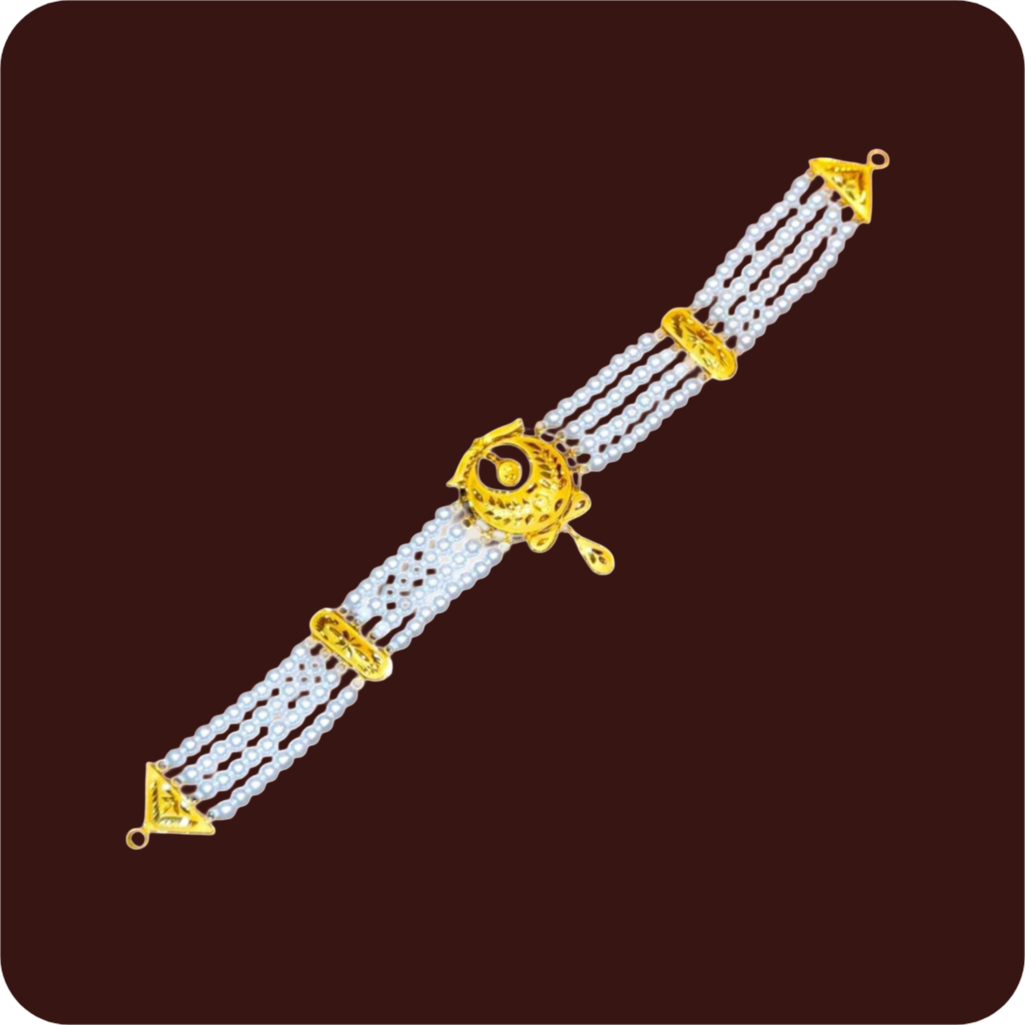 GOLD MOTI CHOKER (GMC) BY TRJ