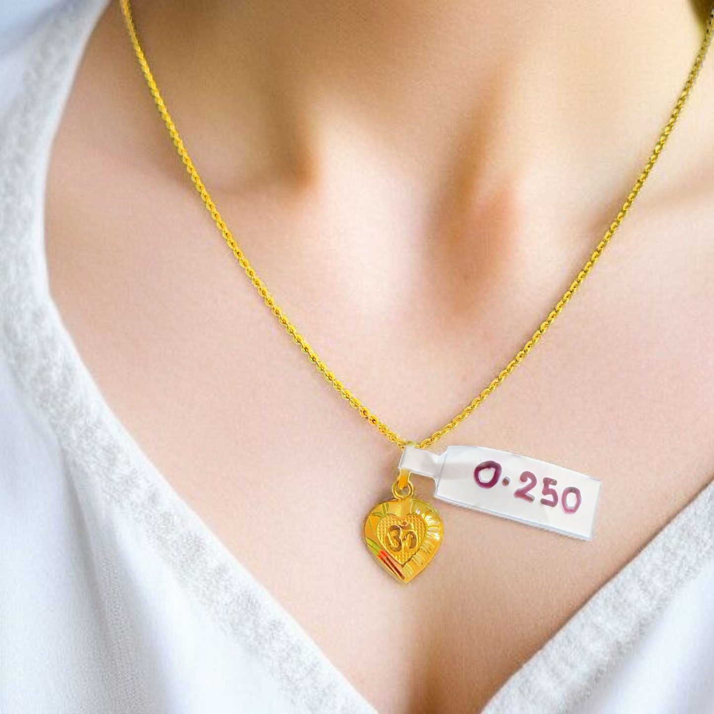 (GLKD) LOCKET WGT: 0.250 GM APPROX KDM GOLD LOCKET 1 PIECE (50 TONCH) WITH ADJUSTABLE TASSEL FOR GIFTING PURPOSE (CHAIN NOT INCLUDED).