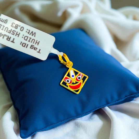 (GL22) LOCKET WGT: 0.830 GM APPROX BIS CERTIFIED HUID HALLMARK 916 22KT GOLD LOCKET 1 PIECE FOR UNISEX. (CHAIN NOT INCLUDED).