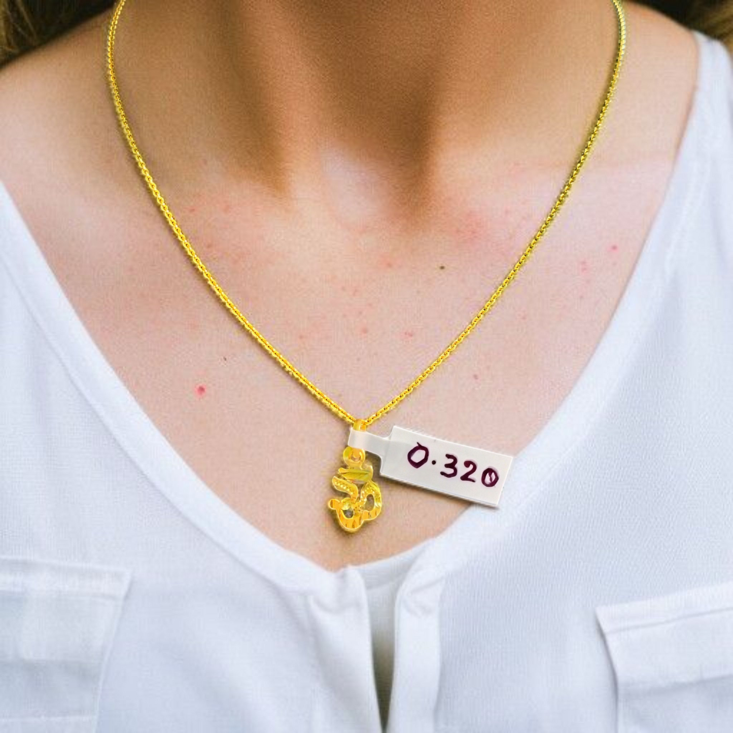 (GLKD) LOCKET WGT: 0.320 GM APPROX KDM GOLD LOCKET 1 PIECE (50 TONCH) WITH ADJUSTABLE TASSEL FOR GIFTING PURPOSE (CHAIN NOT INCLUDED).