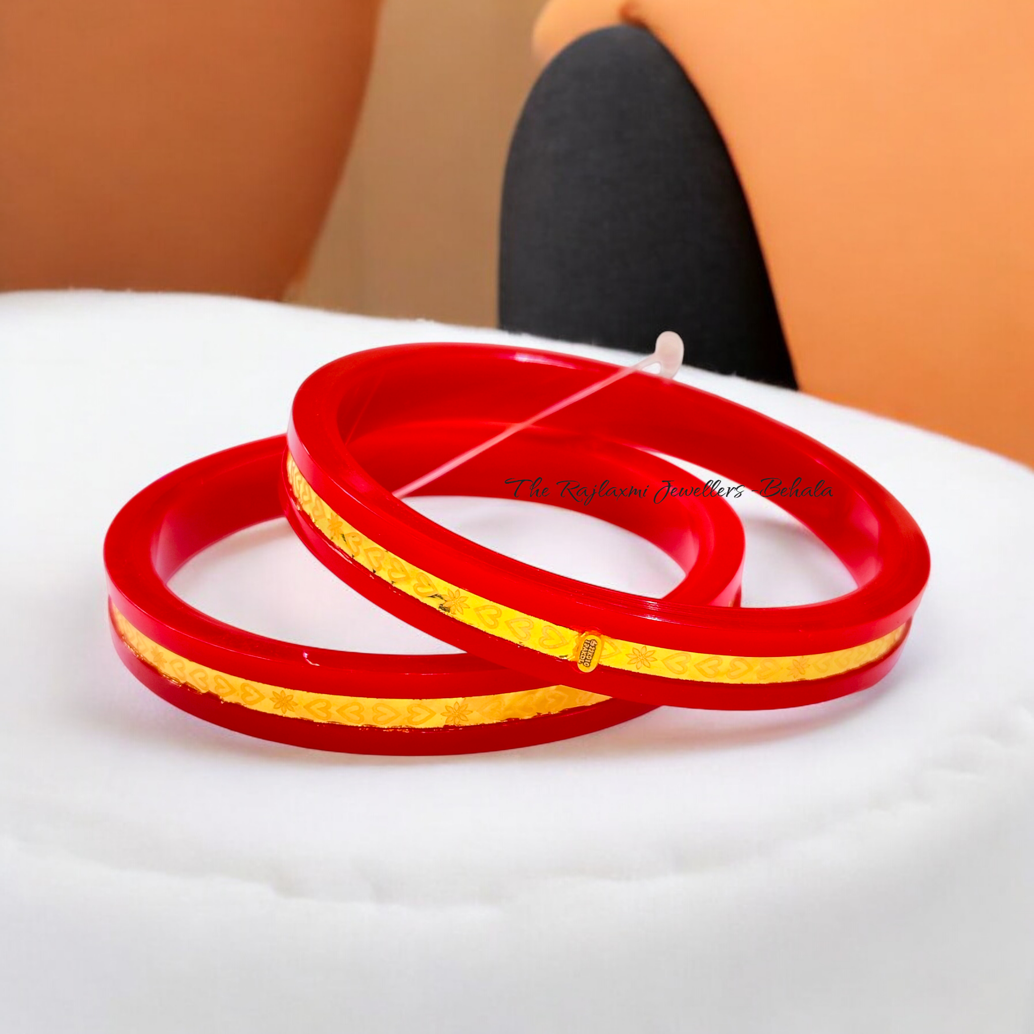 (GPB22) RAJLAXMI DISCO POLA HALLMARK 916 22KT GOLD POLA BADHANO APPROX. WGT: 0.350 GM (NOT FOR REGULAR USE - ONLY OCASSION PURPOSE)