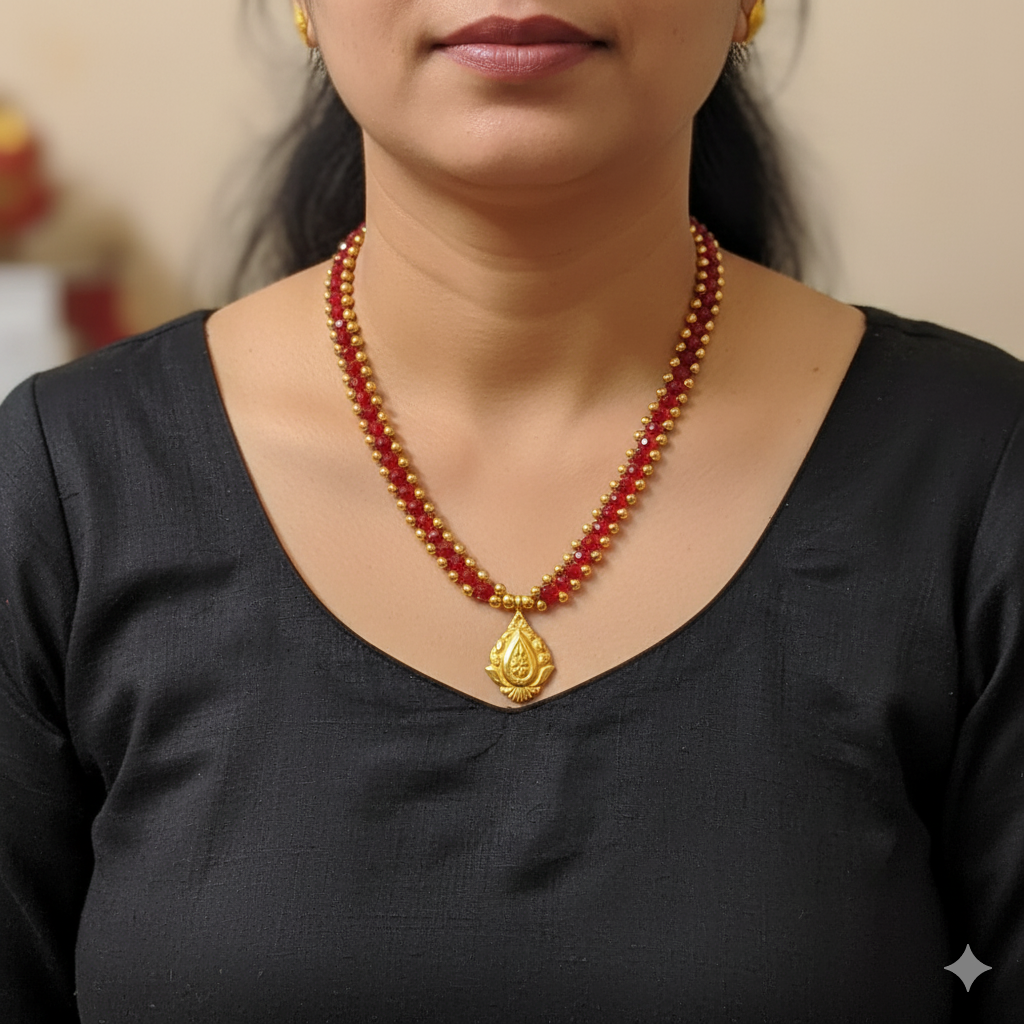 (GML) FLORAL LOCKET WGT: 0.200 GM APPROX BIS CERTIFIED HUID HALLMARK 9KT GOLD MINI LOCKET 1 PIECE FOR WOMEN (WITH ADJUSTABLE TASSEL).