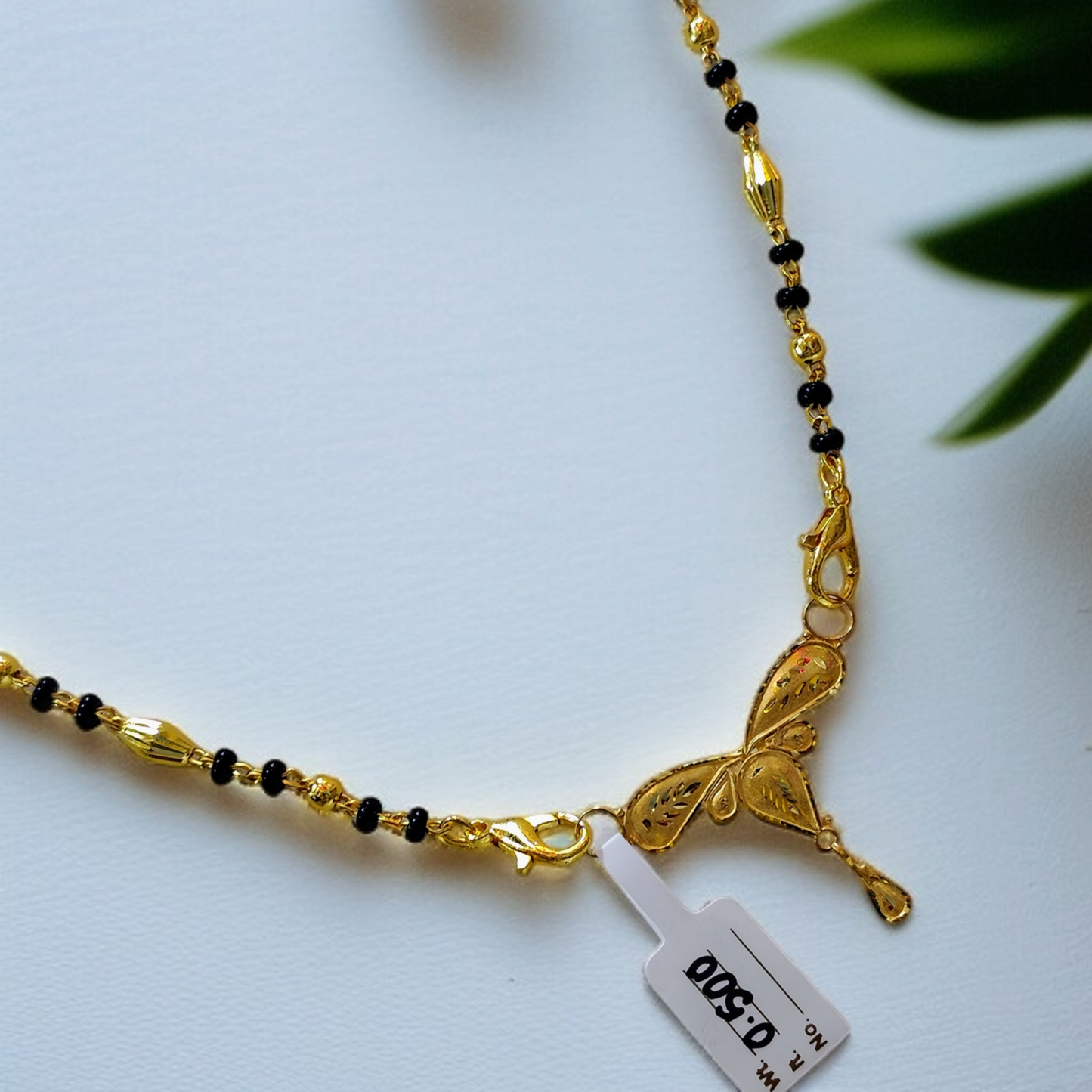 TRJ WGT: 0.500 GM APPROX KDM GOLD PENDANT WITH MANGALSUTRA & ADJUSTABLE TASSEL 1 PIECE (50 TONCH) FOR BEST GIFT IN MARRIAGE.