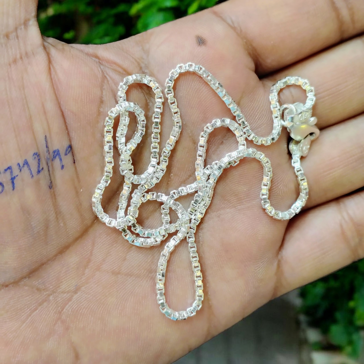 (SLCN) SILVER CHAIN 21 INCH - 625 SILVER CHAIN WGT: 10.980 GM APPROX 1 PIECE (UNISEX DESIGN) FOR MEN AND WOMEN.