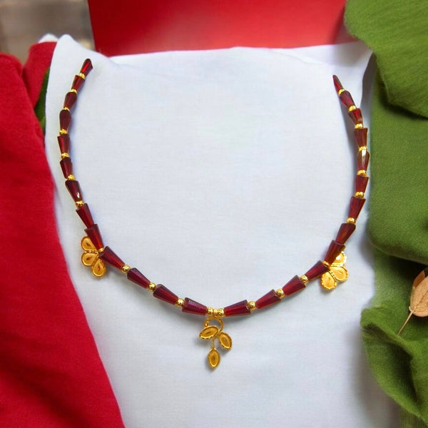 (CHALLENGE ON PRICE) TRJ WGT: 0.500 GM APPROX (50 TONCH) KDM GOLD SELIHAR 1 PIECE WITH ADJUSTABLE TASSEL FOR GIFT PURPOSE.