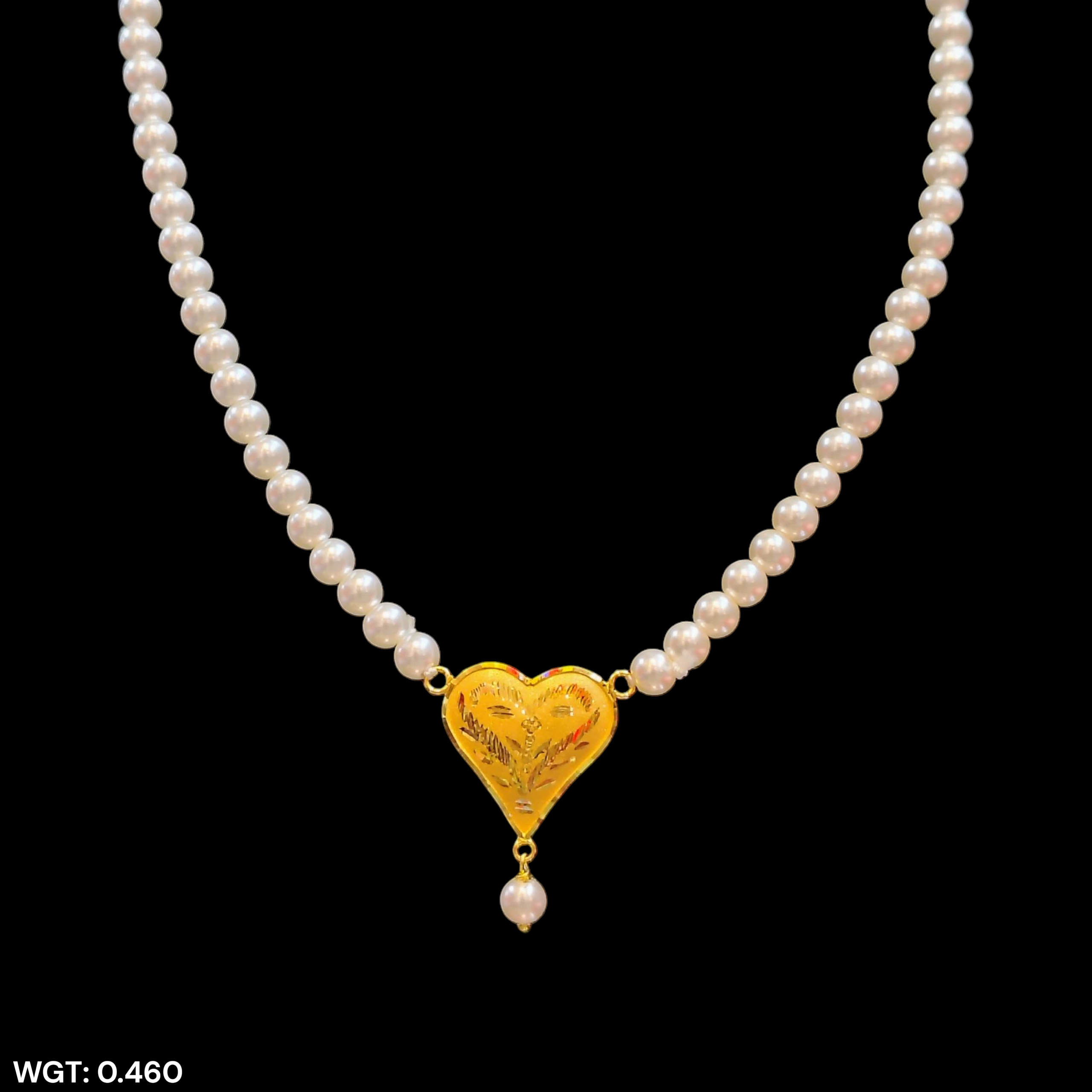 (GMP22) BIS CERTIFIED WGT: 0.460 GM APPROX HUID HALLMARK 916 22KT GOLD MOTI PENDANT 1 PIECE FOR YOUR BEAUTIFUL WIFE.