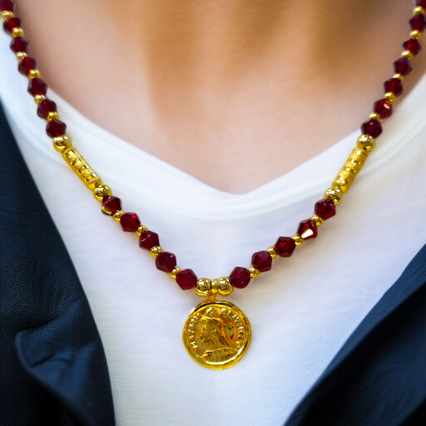 MEDIUM GINI DESIGN (WGT: 0.200 GM APPROX) KDM GOLD LOCKET 1 PIECE WITH TASSEL (50 TONCH) BEST FOR GIFT IN MARRIAGE.