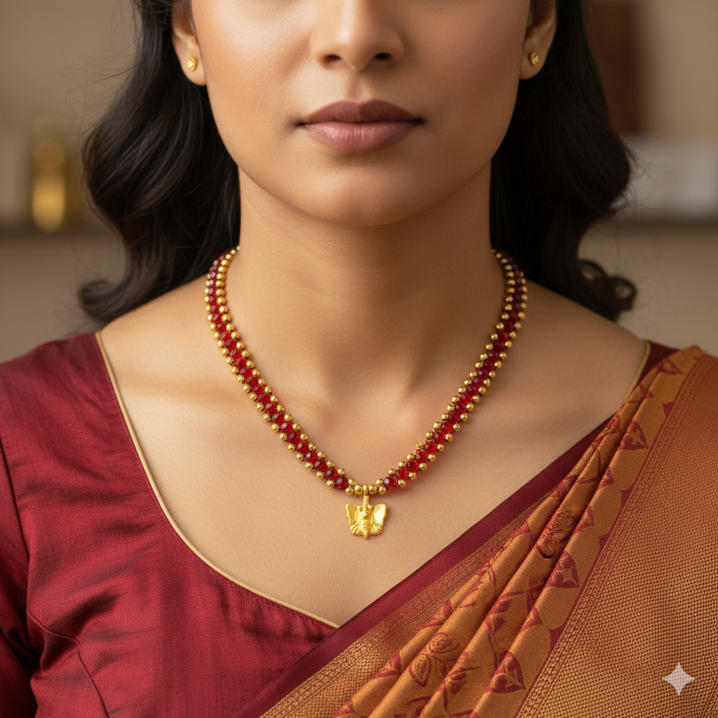 (GML) BUTTERFLY LOCKET WGT: 0.130 GM APPROX BIS CERTIFIED HUID HALLMARK 9KT GOLD MINI LOCKET 1 PIECE FOR WOMEN (WITH ADJUSTABLE TASSEL).