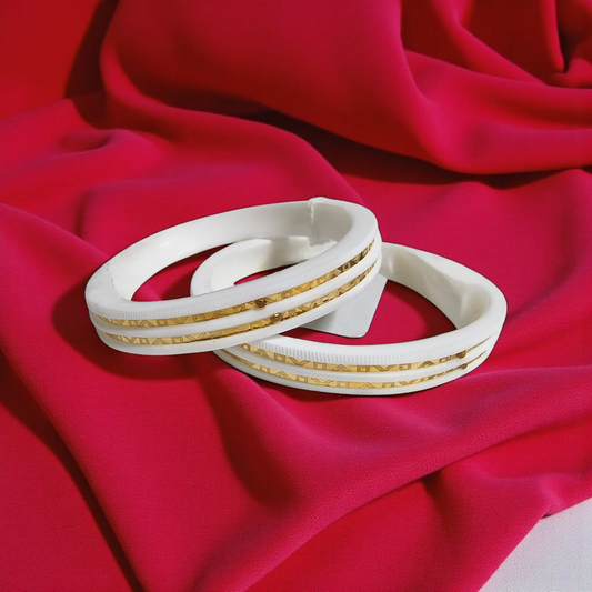 (STOP TO SHOP OFFER) BIS CERTIFIED HUID HALLMARK 22KT GOLD DISCO SAKHA BADHANO (DUAL PATH) APPROX WGT: 0.500 GM (1 PAIR) FOR WOMEN (ONLY OCCASION WEAR).(SOLD ON MRP).