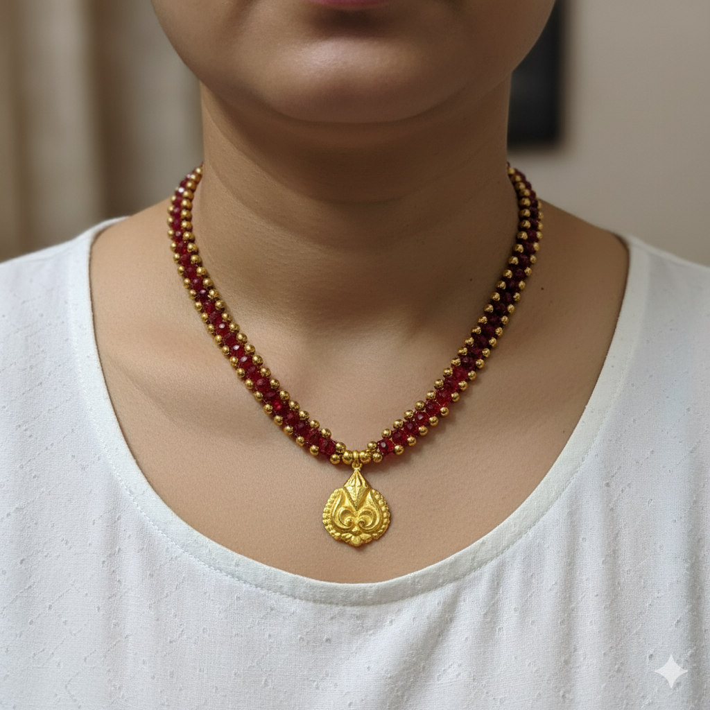 (GML) FLORAL2 LOCKET WGT: 0.230 GM APPROX BIS CERTIFIED HUID HALLMARK 9KT GOLD MINI LOCKET 1 PIECE FOR WOMEN (WITH ADJUSTABLE TASSEL).