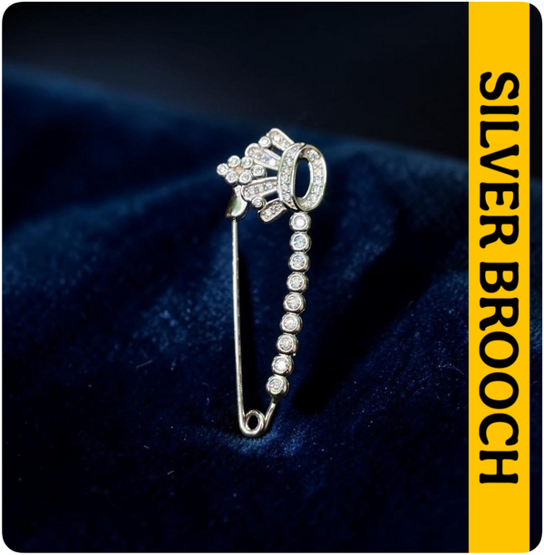 SILVER BROOCH