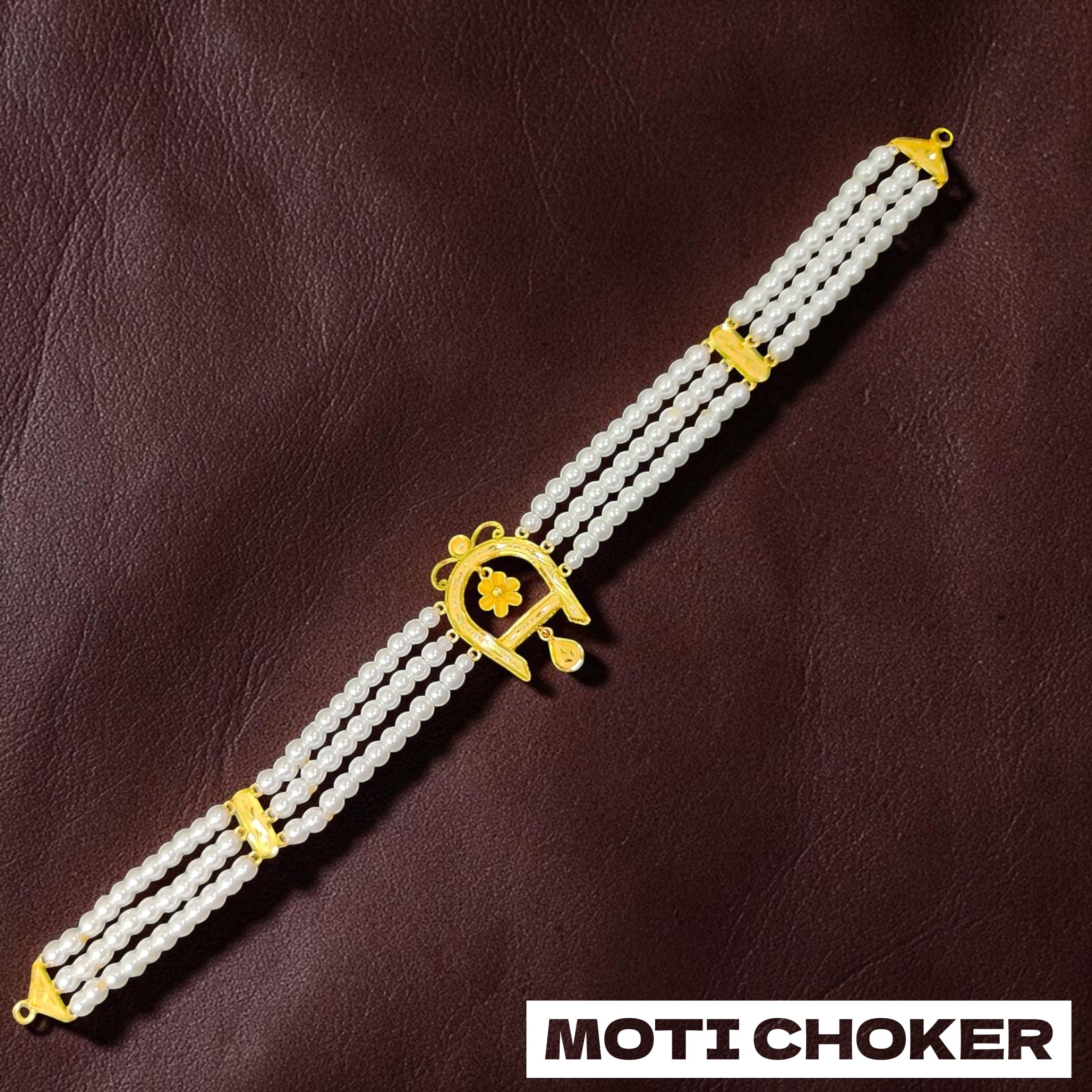 GOLD MOTI CHOKER