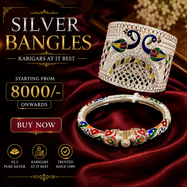 SILVER BANGLES