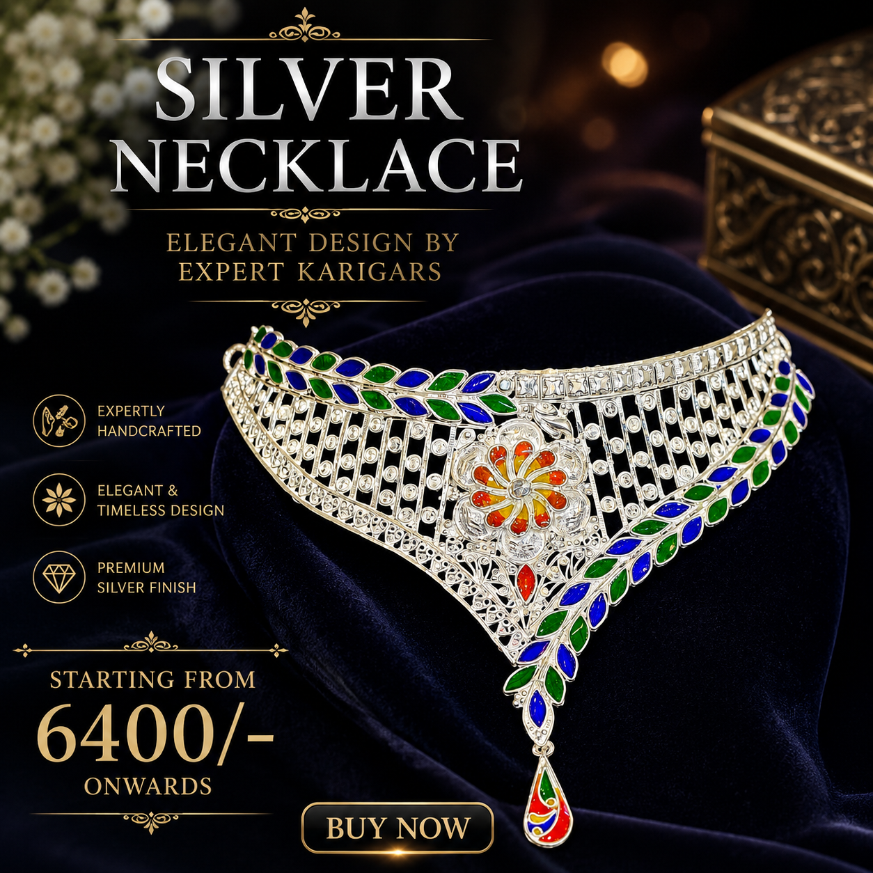 SILVER NECKLACE