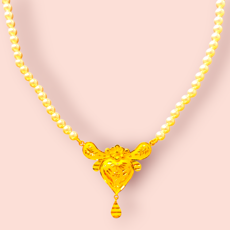 GOLD MOTI PENDANT