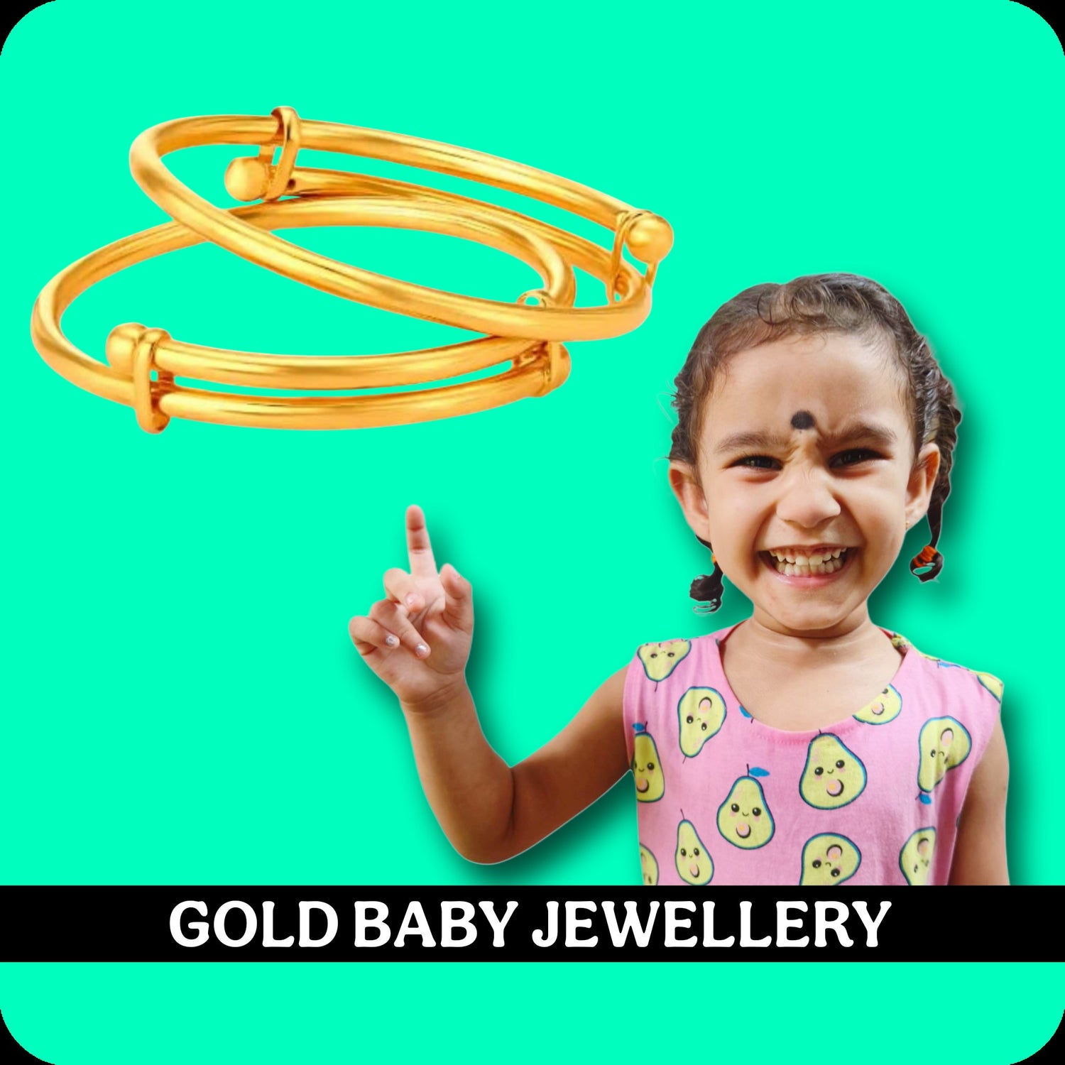 GOLD JEWELLERY FOR BABY