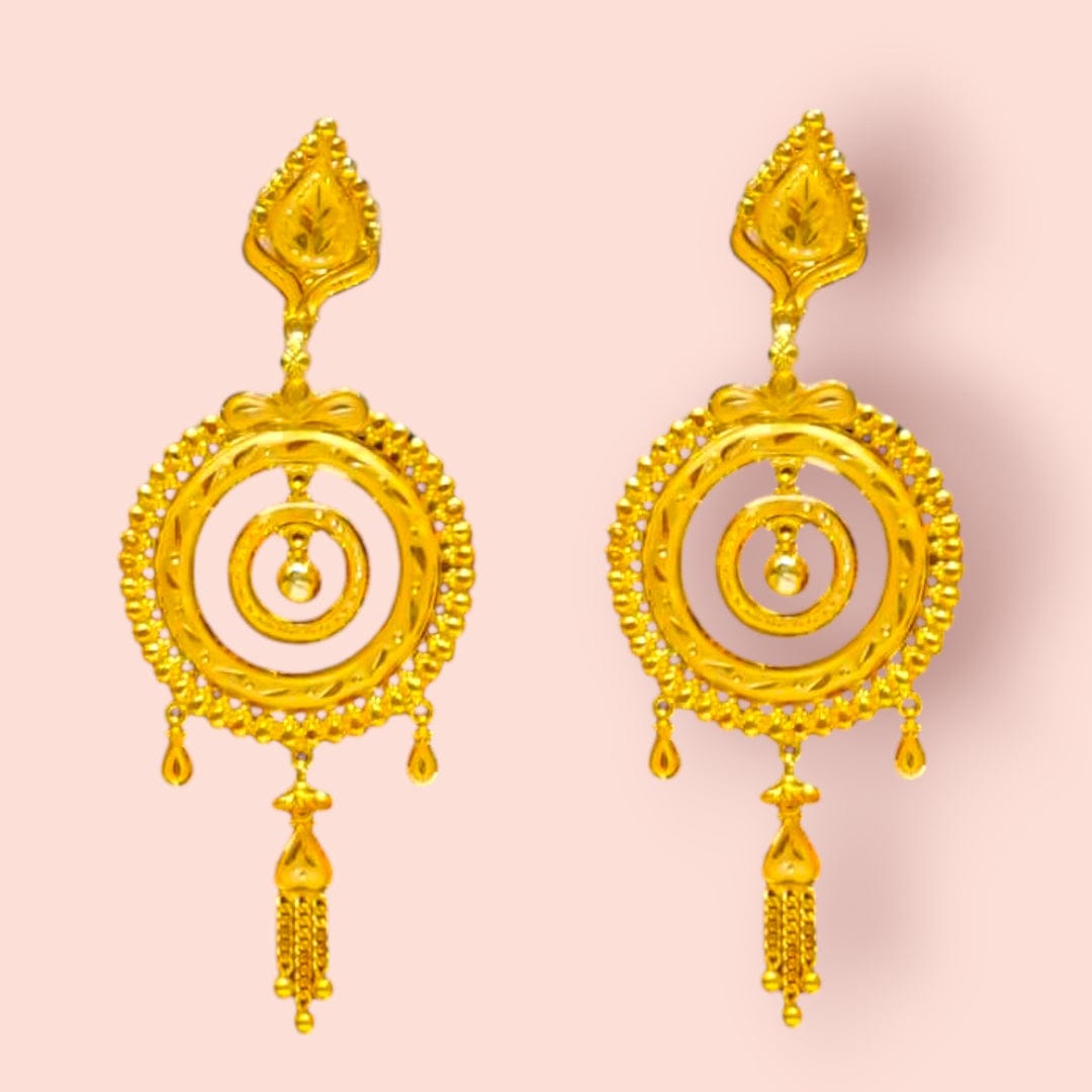 GOLD EARRINGS KANBALA (GER22)