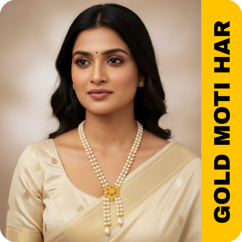 GOLD MOTI HAR – THE RAJLAXMI JEWELLERS