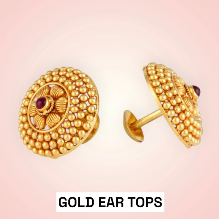 GOLD EAR STUD (TOPS)