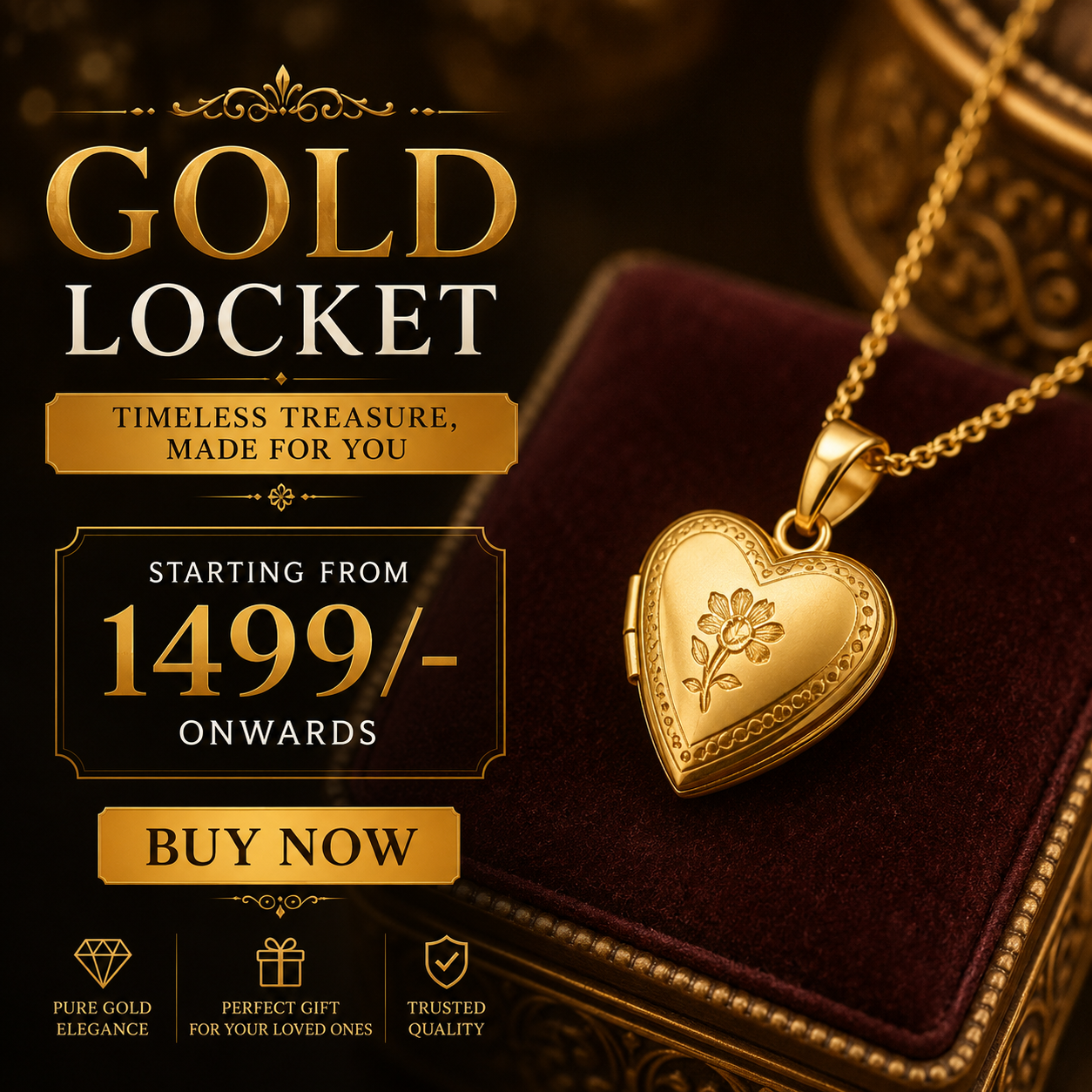 GOLD LOCKET
