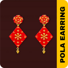 GOLD POLA EARRING