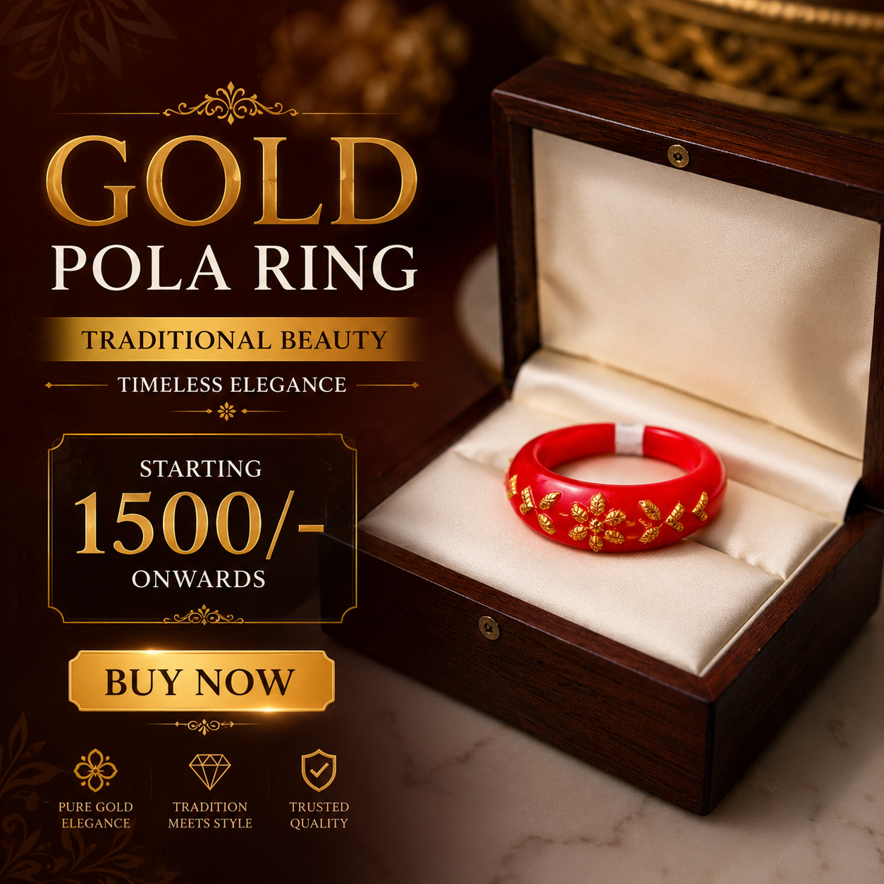 GOLD POLA RING