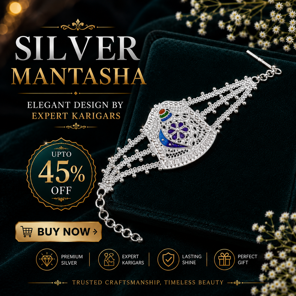 SILVER MANTASHA