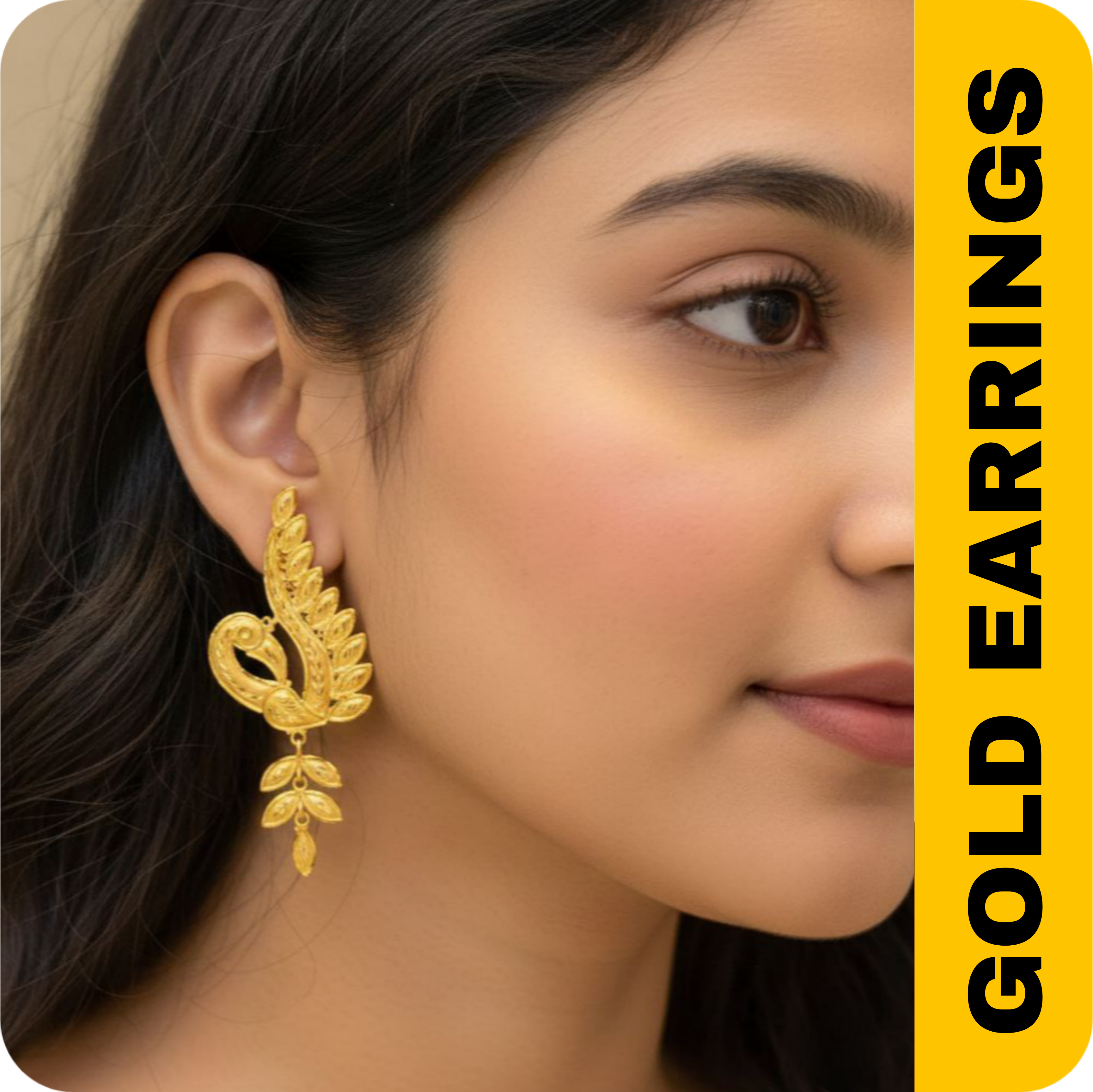 GOLD EARRINGS KANBALA