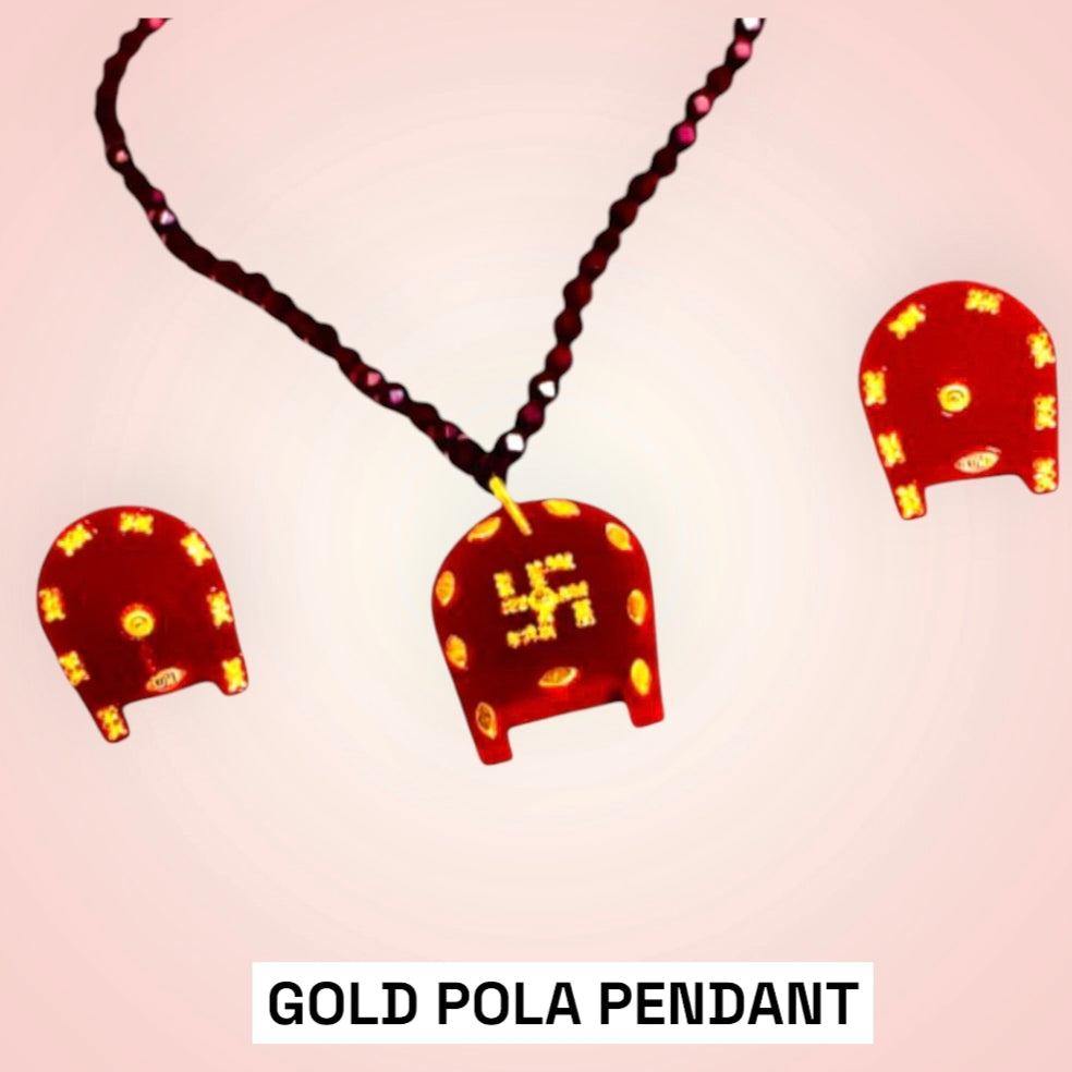 GOLD POLA PENDANT