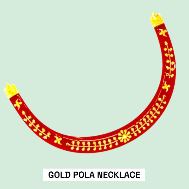 GOLD POLA NECKLACE