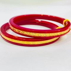 PESS HALLMARK 22KT GOLD POLA BADHANO WITH PURITY CARD APPROX. WGT: 0.600 GM (NO FOR REGULAR USE- ONLY OCCASION PURPOSE)