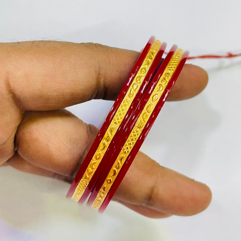 REKTI HALLMARK 22KT GOLD POLA BADHANO WITH PURITY CARD APPROX. WGT: 0.500 GM (NO FOR REGULAR USE- ONLY OCCASION PURPOSE)