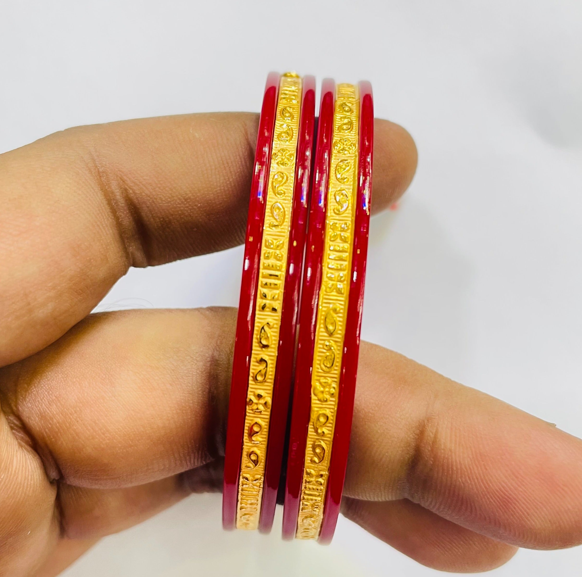 REKTI HALLMARK 22KT GOLD POLA BADHANO WITH PURITY CARD APPROX. WGT: 0.500 GM (NO FOR REGULAR USE- ONLY OCCASION PURPOSE)