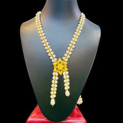 GMP22K- ID-7DFHMA - BIS CERTIFIED WGT: 1.500 GM APPROX HUID HALLMARK 916 22KT GOLD MOTI TIE CHAIN 1 PIECE FOR WOMEN.