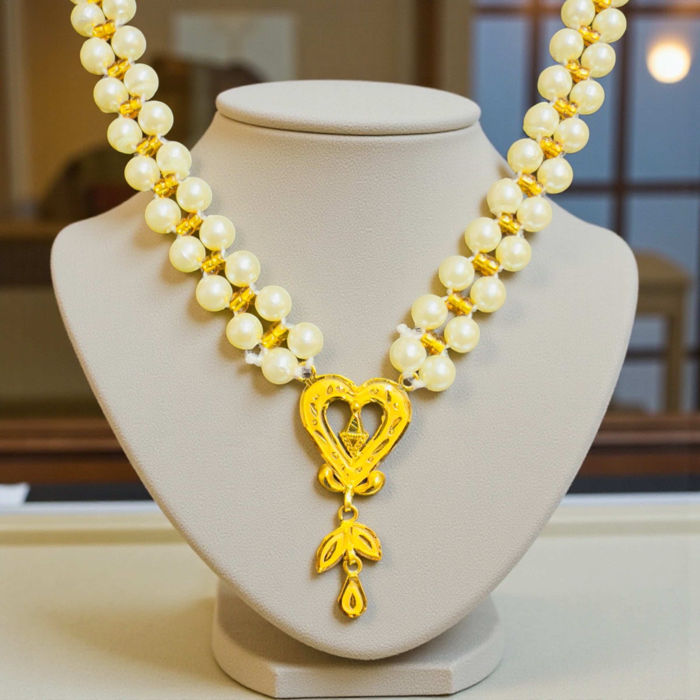 GOLD PENDANT (GMP22) WGT: 0.590 GM APPROX CERTIFIED BIS HUID HALLMARK 916 22KT GOLD MOTI PENDANT 1 PIECE FOR WOMEN.