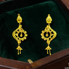 GOLD EARRINGS- (DPS3BH)-(28I5TL) (WGT: 2.310 GM APPROX) BIS CERTIFIED HUID HALLMARK 9KT GOLD EARRINGS 1 PAIR FOR WOMEN (BEST FOR GIFT IN MARRIAGE).