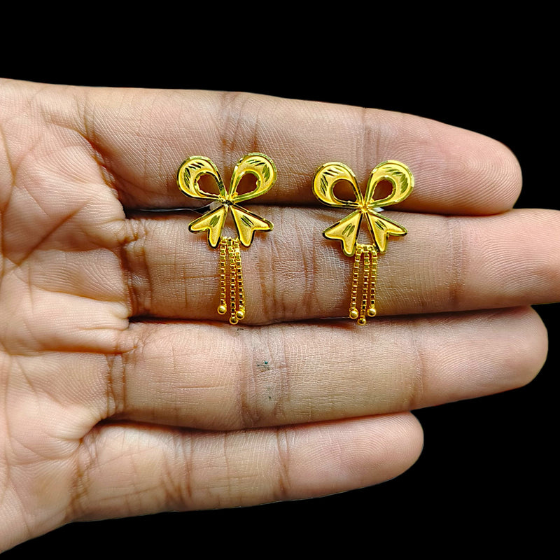 GOLD TOPS- (XXYTGC)-(JB6QDJ) (WGT: 1.620 GM APPROX) BIS CERTIFIED HUID HALLMARK 916 22KT GOLD TOPS 1 PAIR FOR WOMEN.