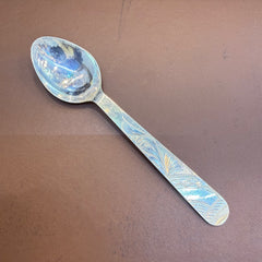 SILVER ITEMS- 5 INCH (WGT: 11.800 GM APPROX) BIS CERTIFIED HALLMARK 925 STERLING SILVER SPOON (CAMOCH) 1 PIECE FROM RICE CEREMONY TO BIRTHDAY FOR REGULAR USE.