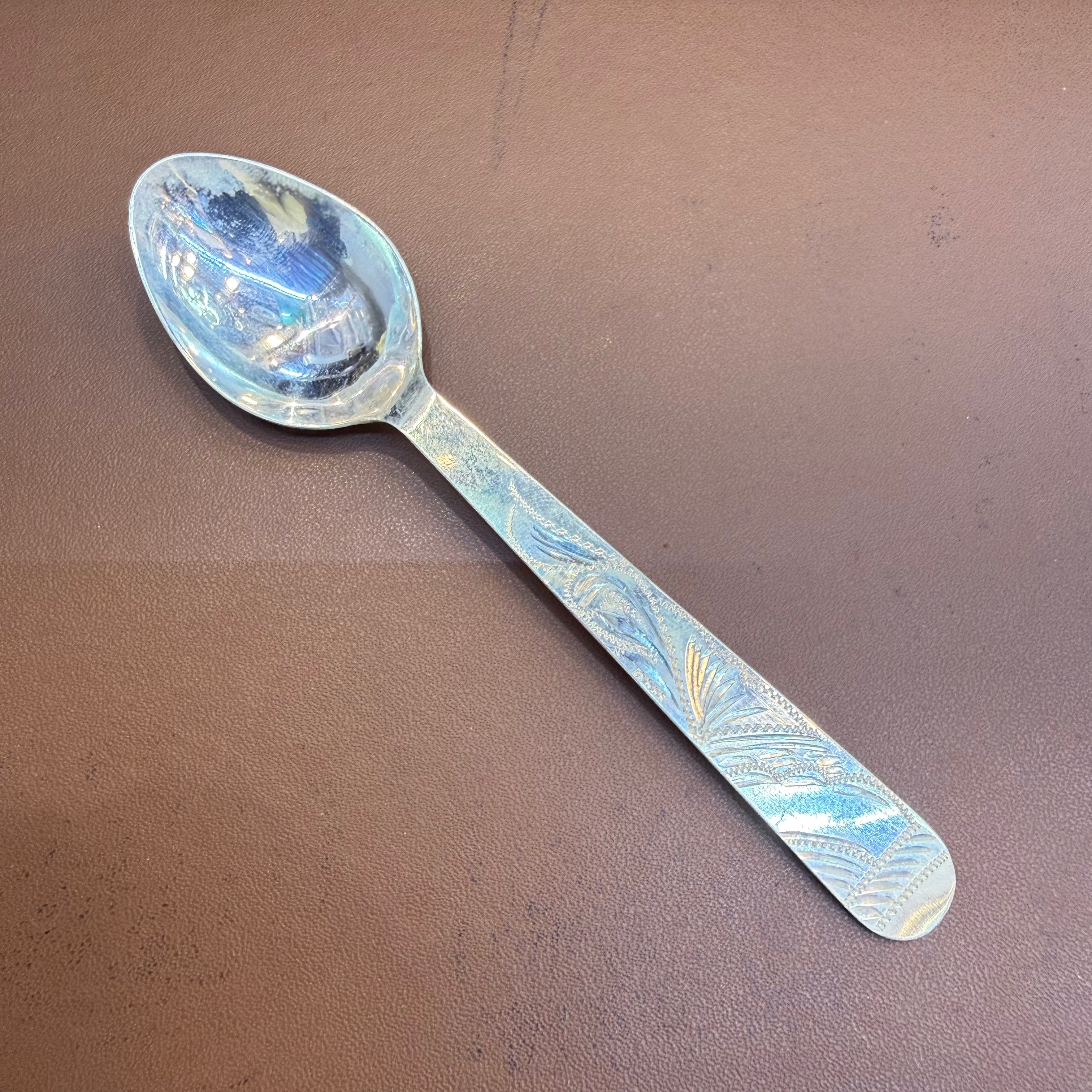 SILVER ITEMS- 5 INCH (WGT: 11.800 GM APPROX) BIS CERTIFIED HALLMARK 925 STERLING SILVER SPOON (CAMOCH) 1 PIECE FROM RICE CEREMONY TO BIRTHDAY FOR REGULAR USE.