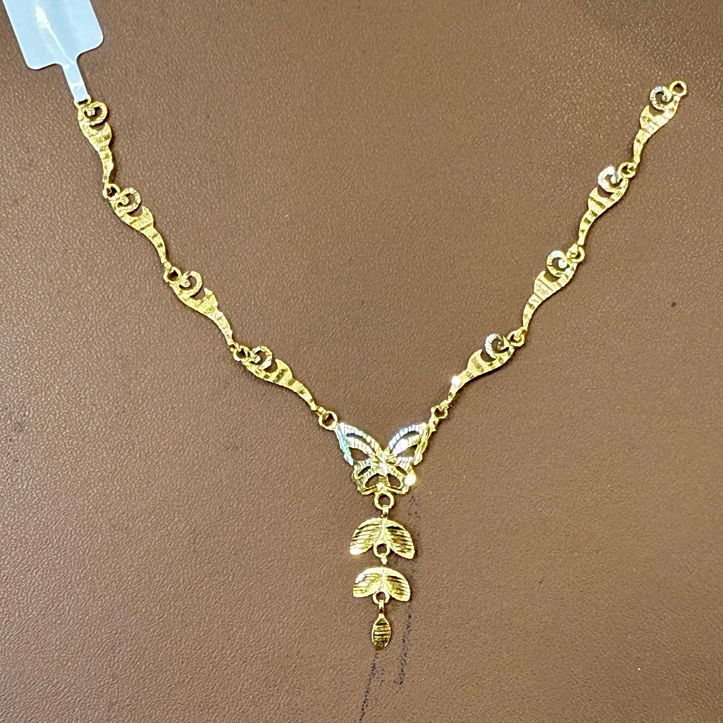 GCN -(WGT: 1.760 GM APPROX) BIS CERTIFIED HUID HALLMARK 375 9KT GOLD NECKLACE 1 PIECE FOR WOMEN.