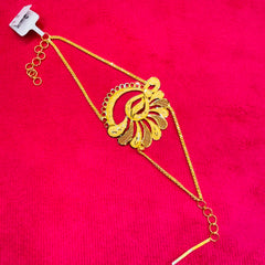 GOLD MANTASHA- RAJLAXMI WGT: 4.670 GM APPROX CERTIFIED BIS HUID HALLMARK 916 22KT GOLD MANTASHA FOR WOMEN (STANDARD ADJUSTABLE SIZE). (1IFTBW)