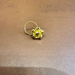 (GNP) WGT: 0.350 GM APPROX BIS CERTIFIED HUID HALLMARK 916 22KT GOLD NOSEPIN (TAR DESIGN) 1 PIECE FOR WOMEN.