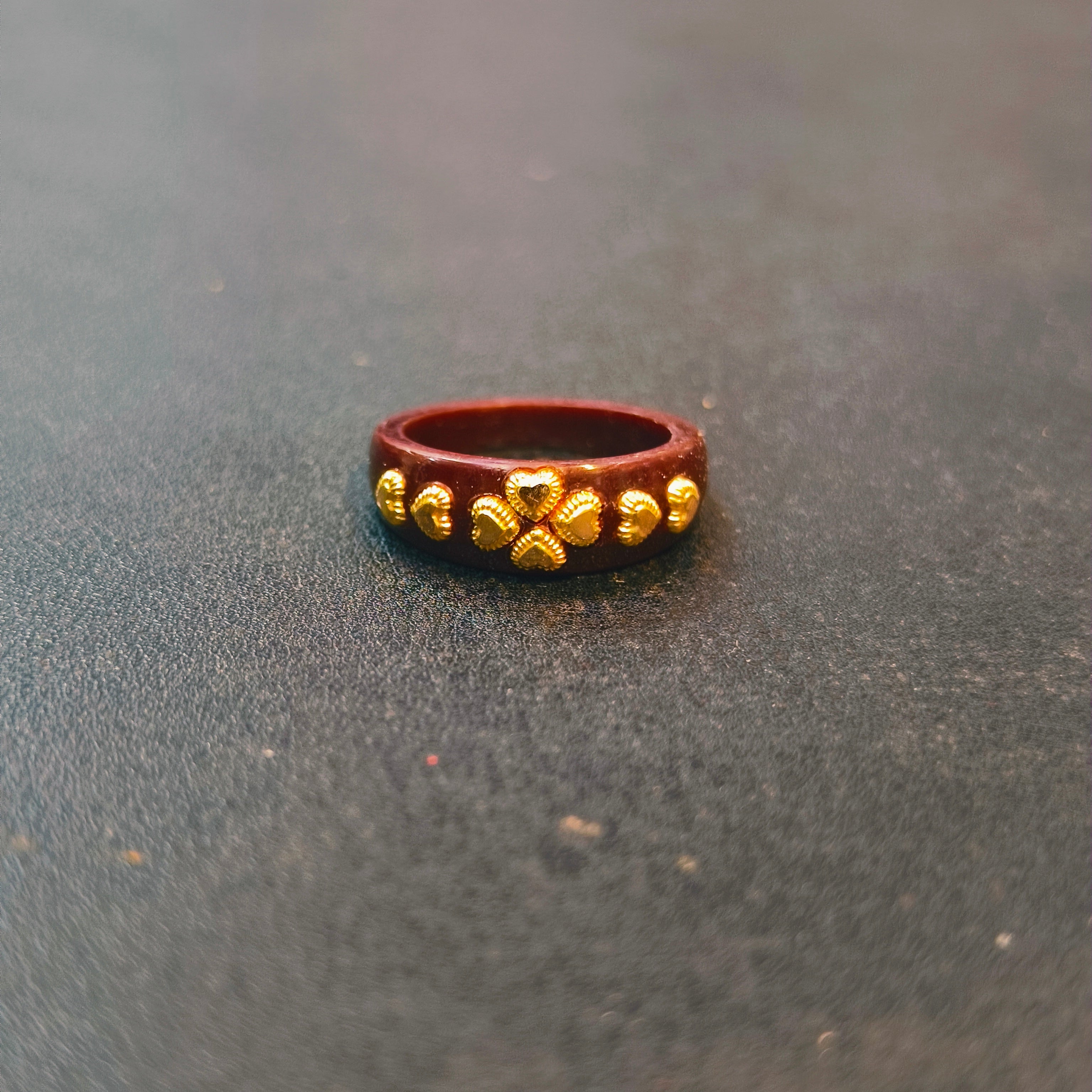 (GPR18) PREMIUM MBBS HALLMARK 18KT GOLD POLA RING 1 PIECE FOR GIFT PURPOSE APPROX WGT: 0.150 GM (GET ANY DESIGN AS PER STOCK GOLD RING)