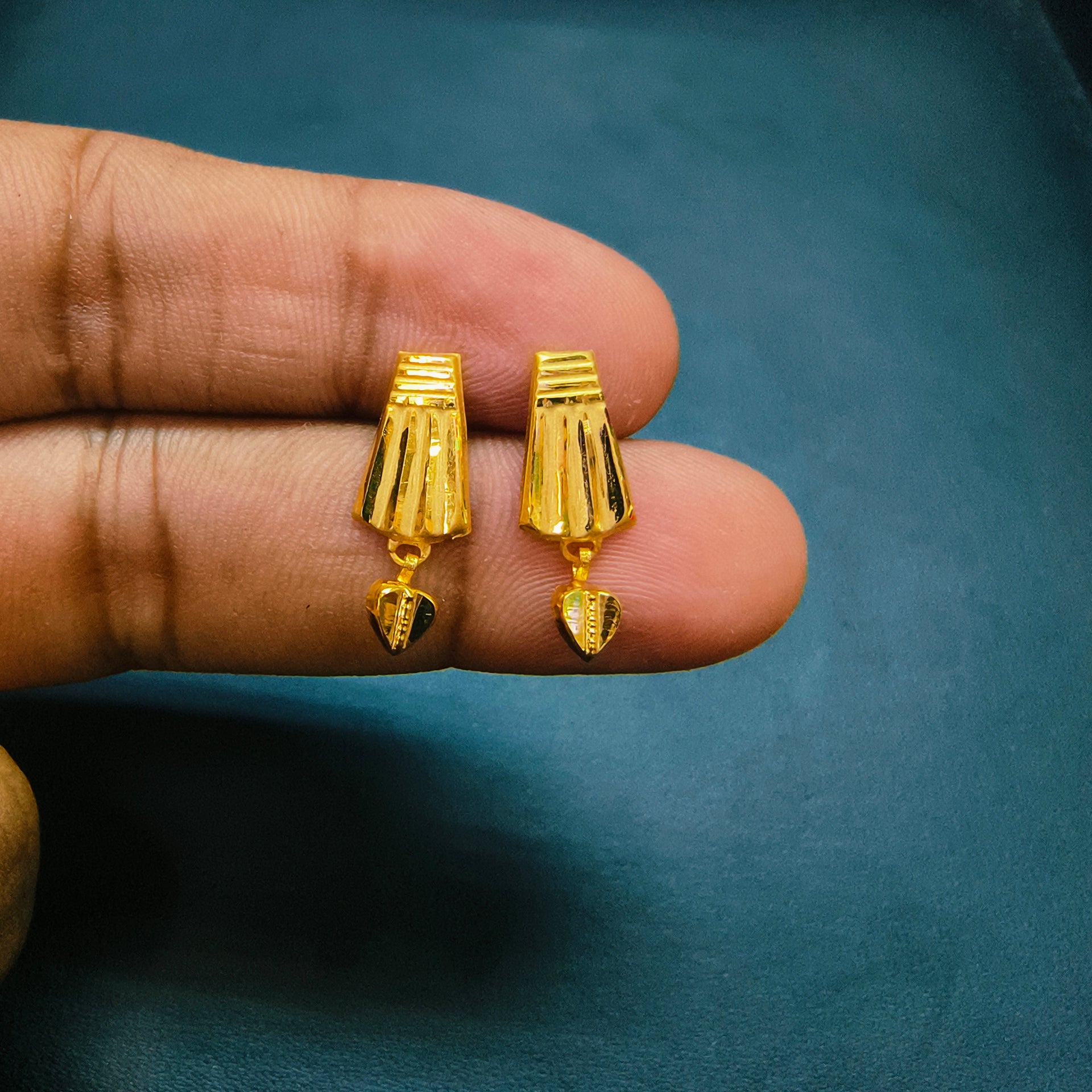 Jewellery Kaan Ke Tops (50 TONCH) KDM GOLD EAR TOPS FOR GIFT