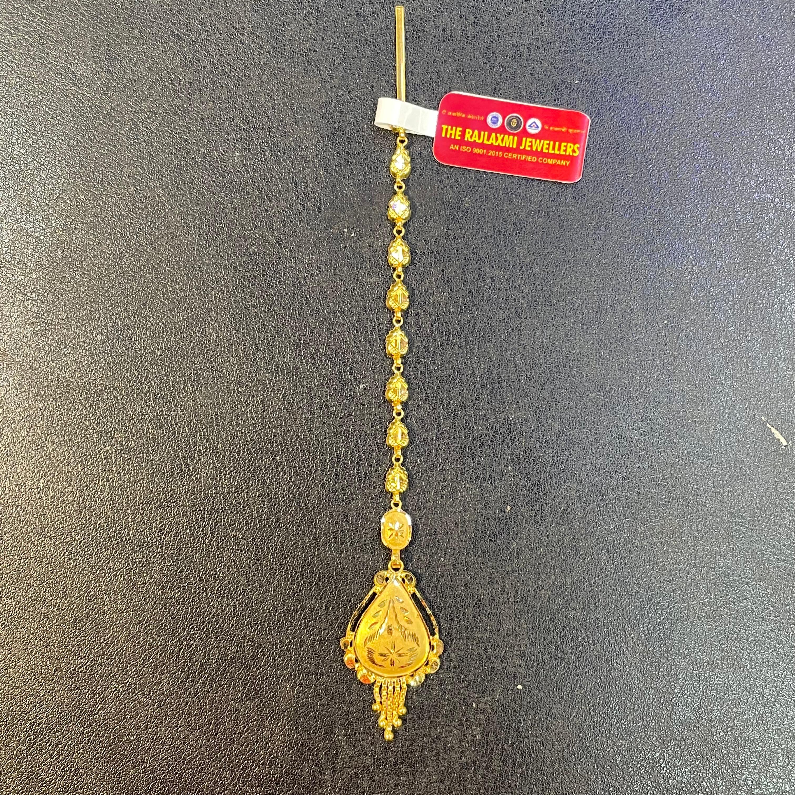 (MTO) HALLMARK 22KT GOLD TICKLY 1 PIECE MANGTIKA APPROX WEIGHT 1.670 GM.