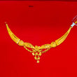 RP WGT: 2.300 GM APPROX BENGALI DESIGN HUID HALLMARK 22KT GOLD NECKLACE 1 PIECE WITH TASSEL.